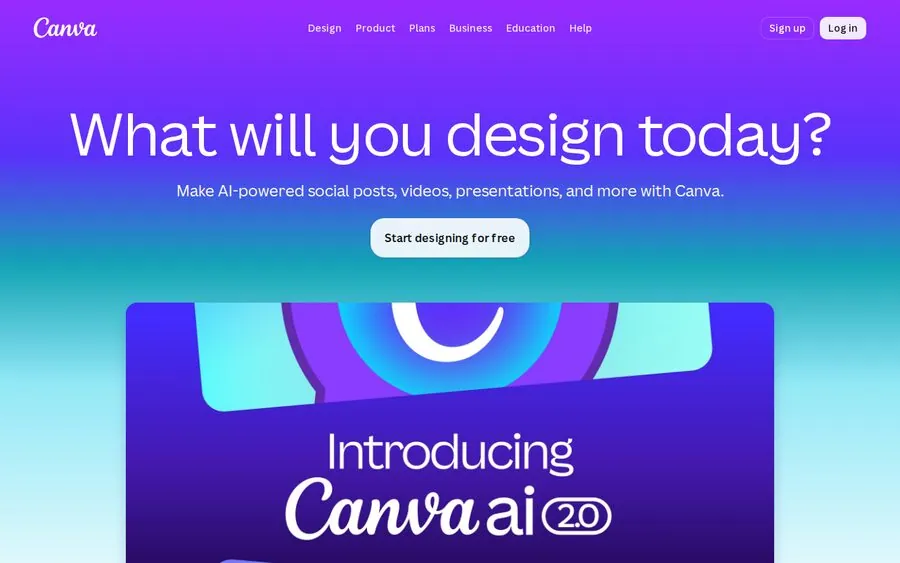 Canva email-building interface screenshot